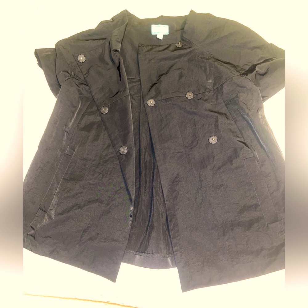 Vera Wang Womens Short Sleeve Jacket